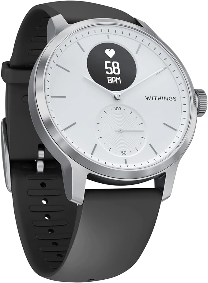 Withings ScanWatch Hybrid Smartwatch mit EKG