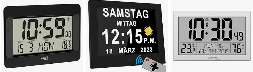 Digitale Wanduhren Modelle 2